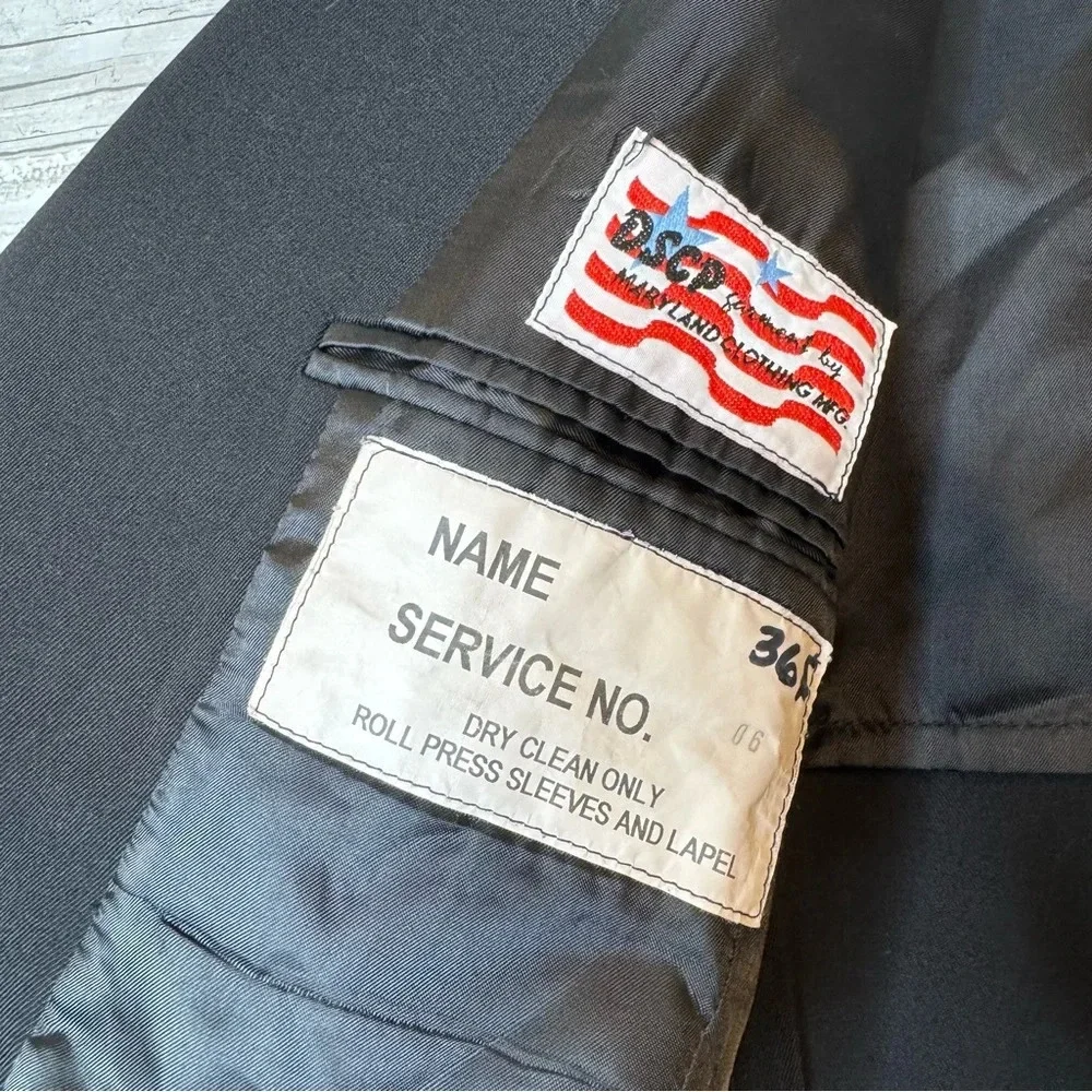 Vintage DSCP United States Naval Academy Light Weight Blazer Coat Men’s 36S